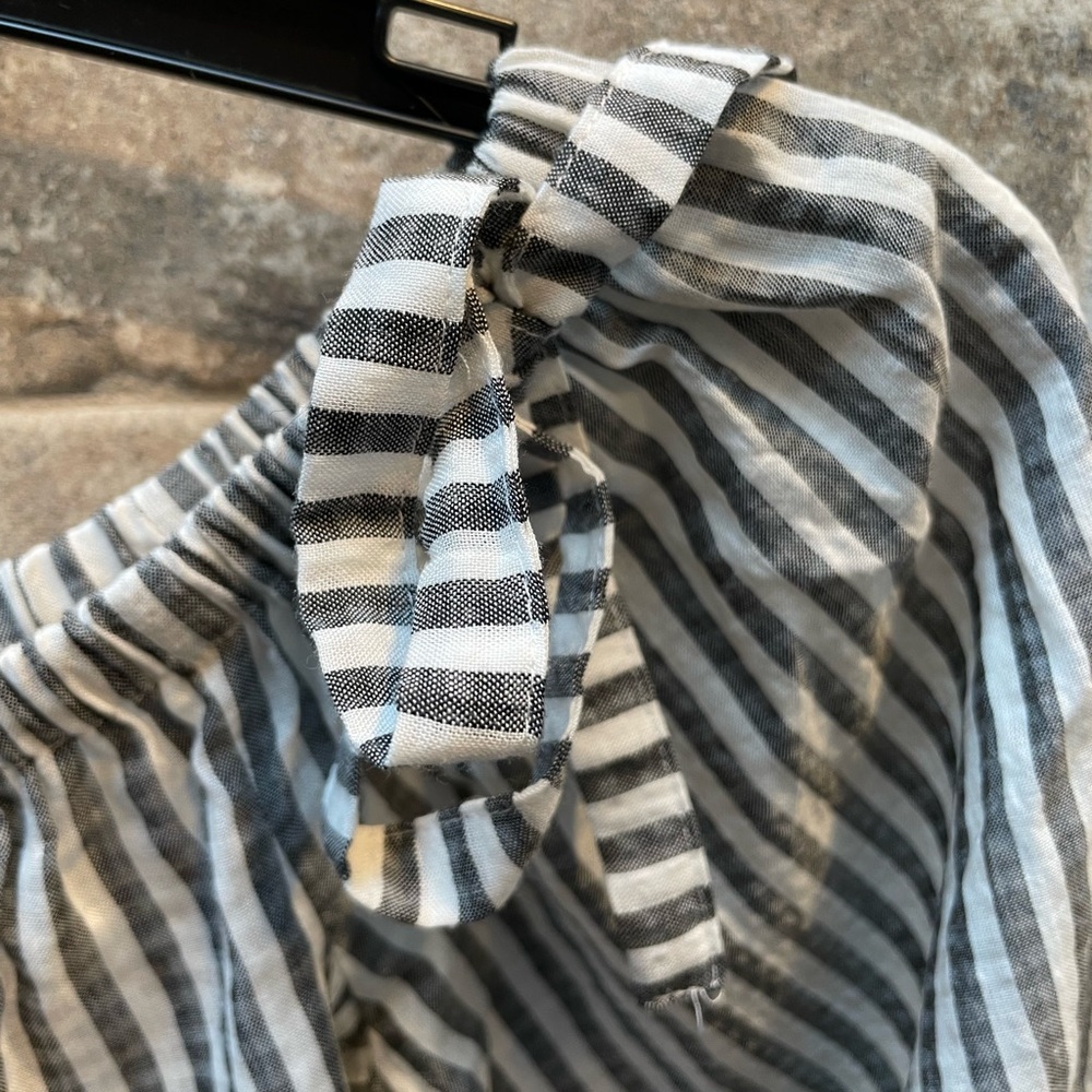 ❤️ EXPRESS OFF THE SHOULDER STRIPED TOP SIZE XS - Picture 6 of 9
